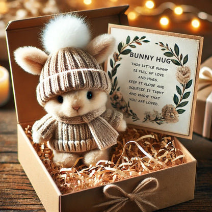 Handgemaakte Mini Konijnen Knuffeltjes - Leuk Paascadeau & Decoratie