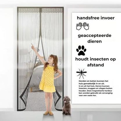 Magnetische Hordeur - Automatisch Sluitend Vliegengordijn