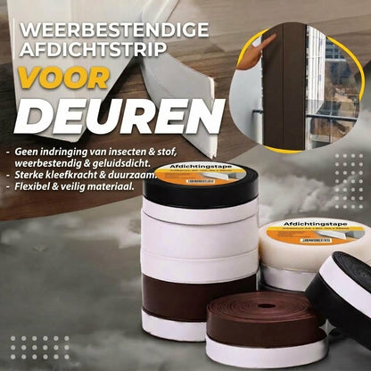 5 m afdichtingsstrip voor deuren – Effectieve bescherming tegen stof, insecten en lawaai