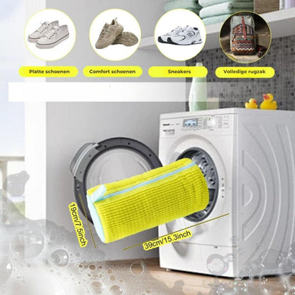 Microvezel Waszak voor Schoenen – Zacht & Effectief – Optimale Bescherming voor Schoenen en Wasmachine