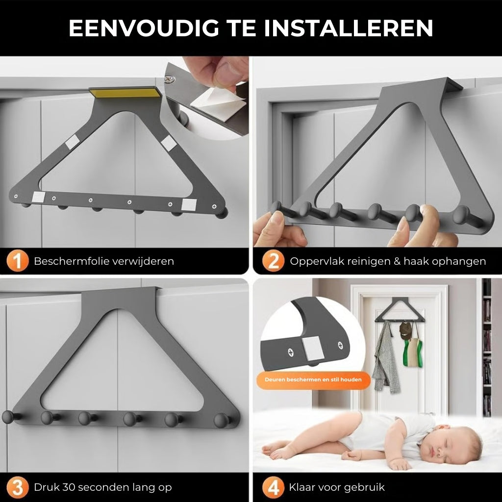 Robuuste Deurhanger Organizer