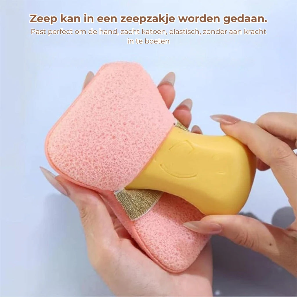 Exfoliërende Scrub Spons voor Douche
