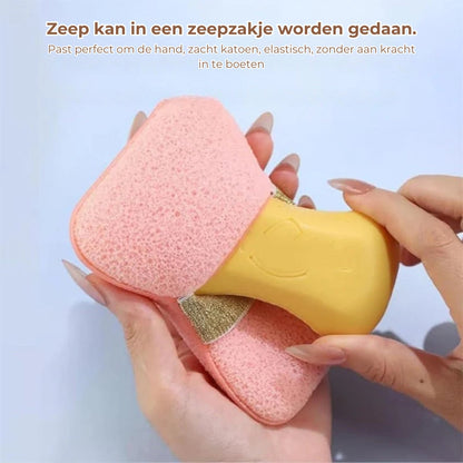 Exfoliërende Scrub Spons voor Douche
