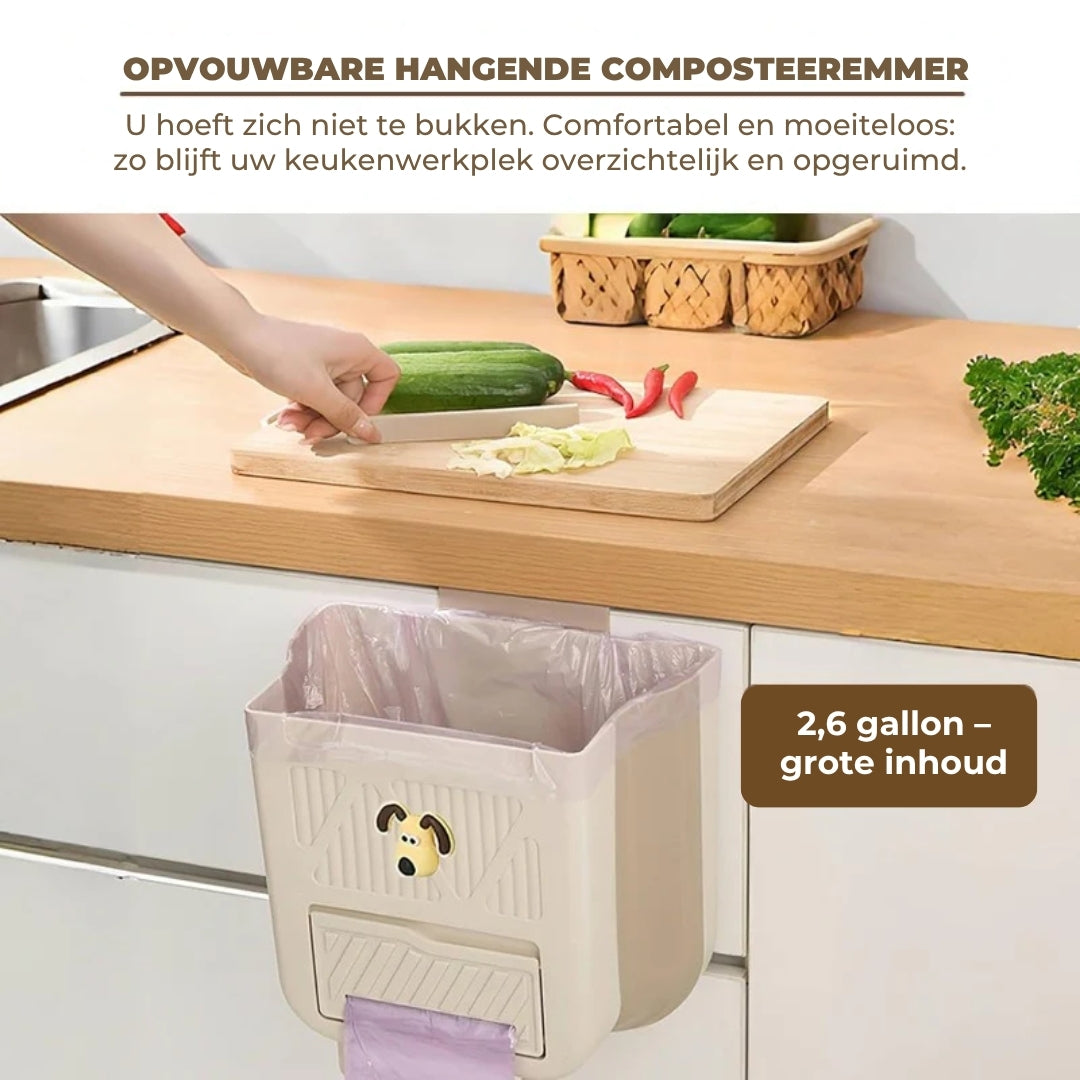 Ruimtebesparende Inklapbare Prullenbak