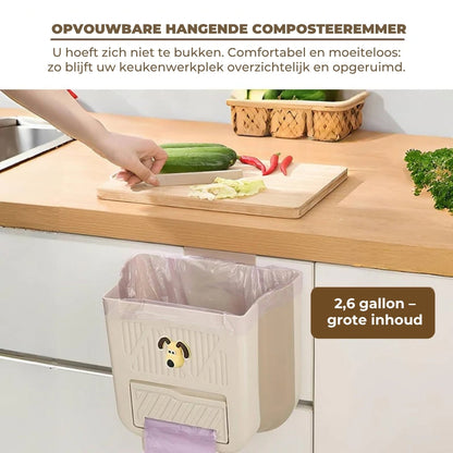 Ruimtebesparende Inklapbare Prullenbak