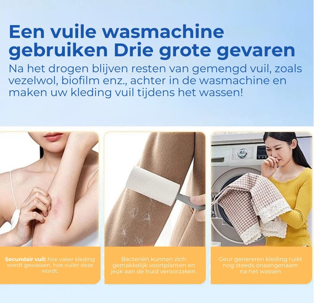 Wasmachine Reiniger Tabletten - Verwijdert Kalk & Vieze Geurtjes - Dieptereiniging - [Aantal, 12 stuks] - Universeel