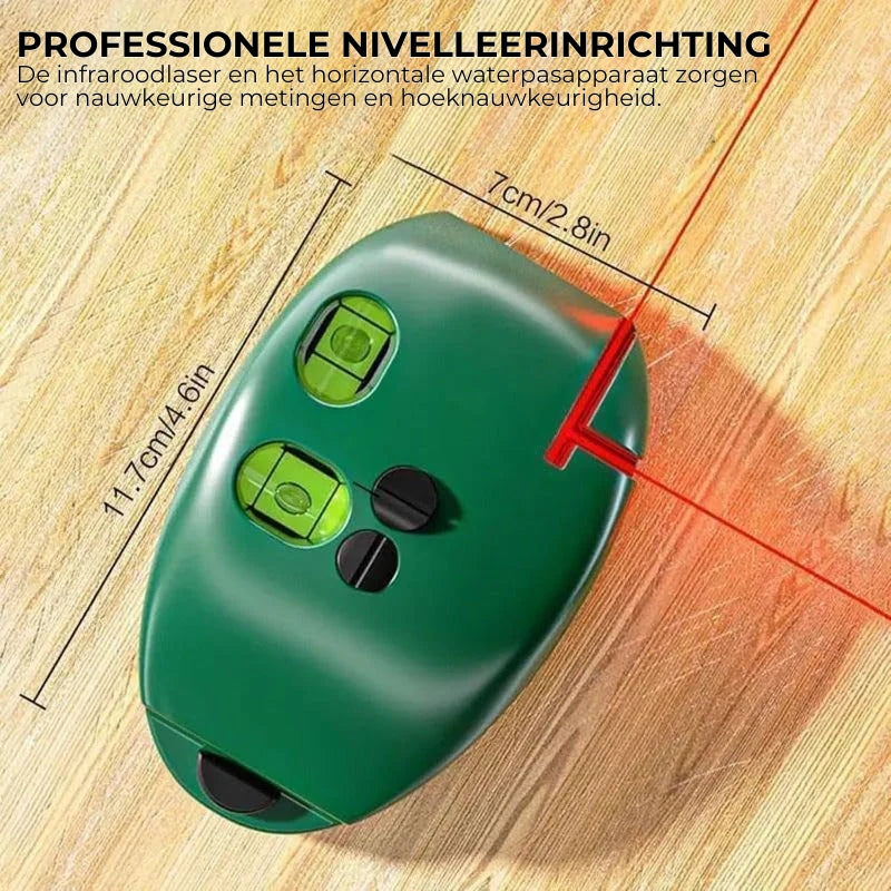 Compacte Kruislijnlaser Zelfnivellerend