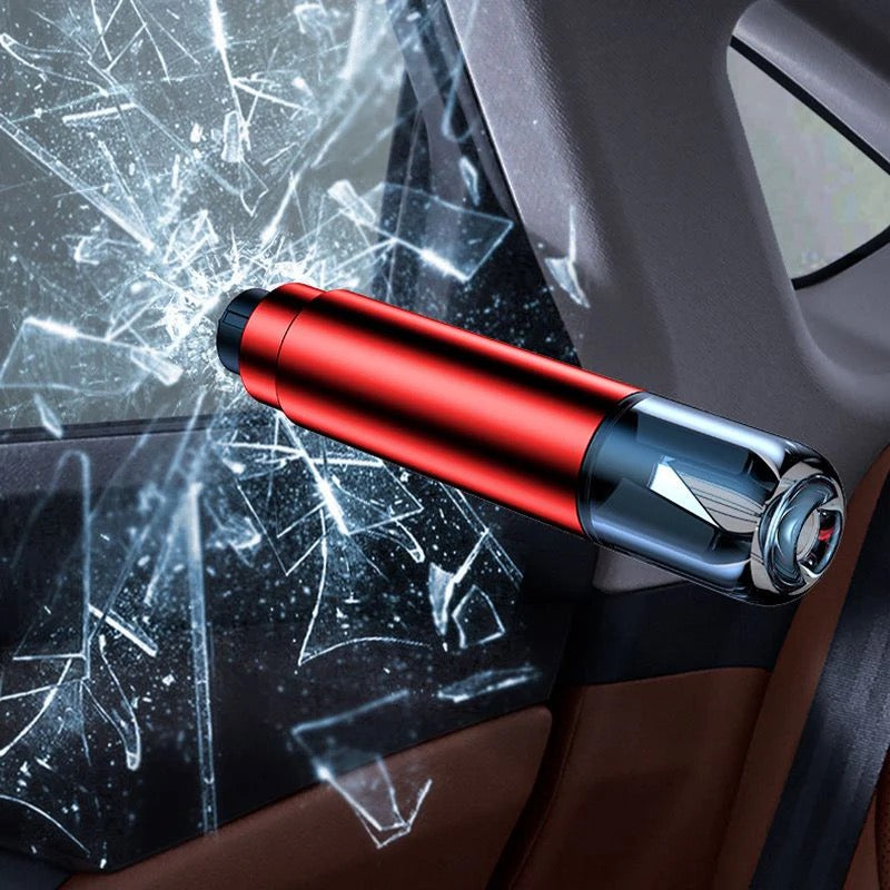 2-in-1 Auto Noodhamer met Gordelsnijder - Veiligheidshamer - Compact & Betrouwbaar