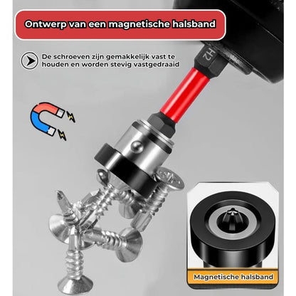 Magnetische S2 Staal Schroefbits met Dieptestop