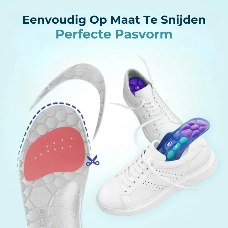 Magnetische Acupressuur Zolen van Medivital™ - Op Maat te Knippen