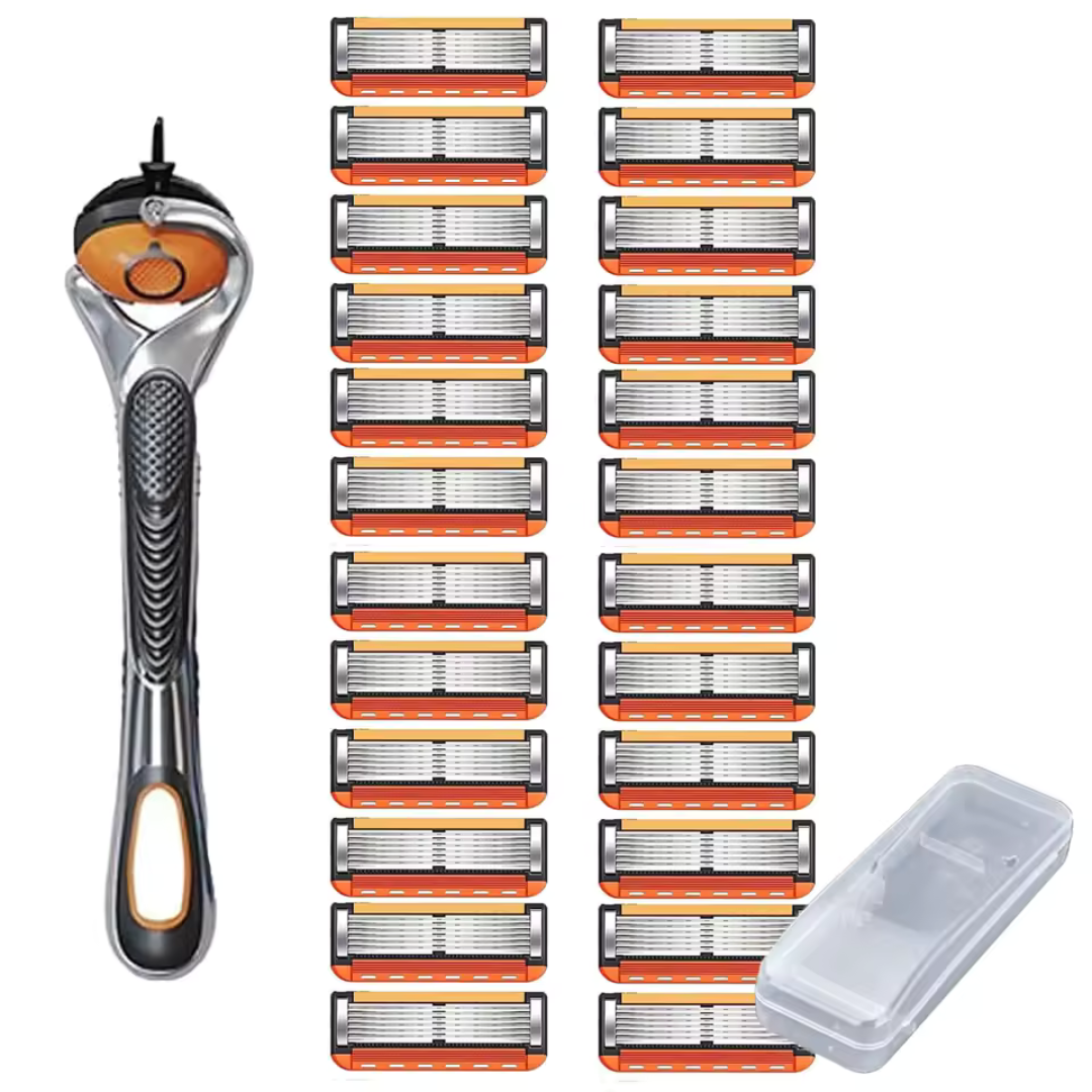ProShave 6 Scheermesjes Voordeelverpakking - 24/48 Stuks - 6-Blade Systeem (Navulmesjes)