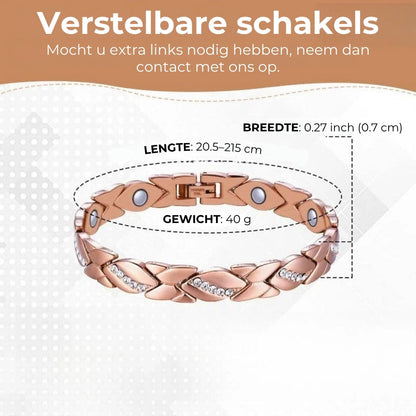 Magnetische Koperen Armband