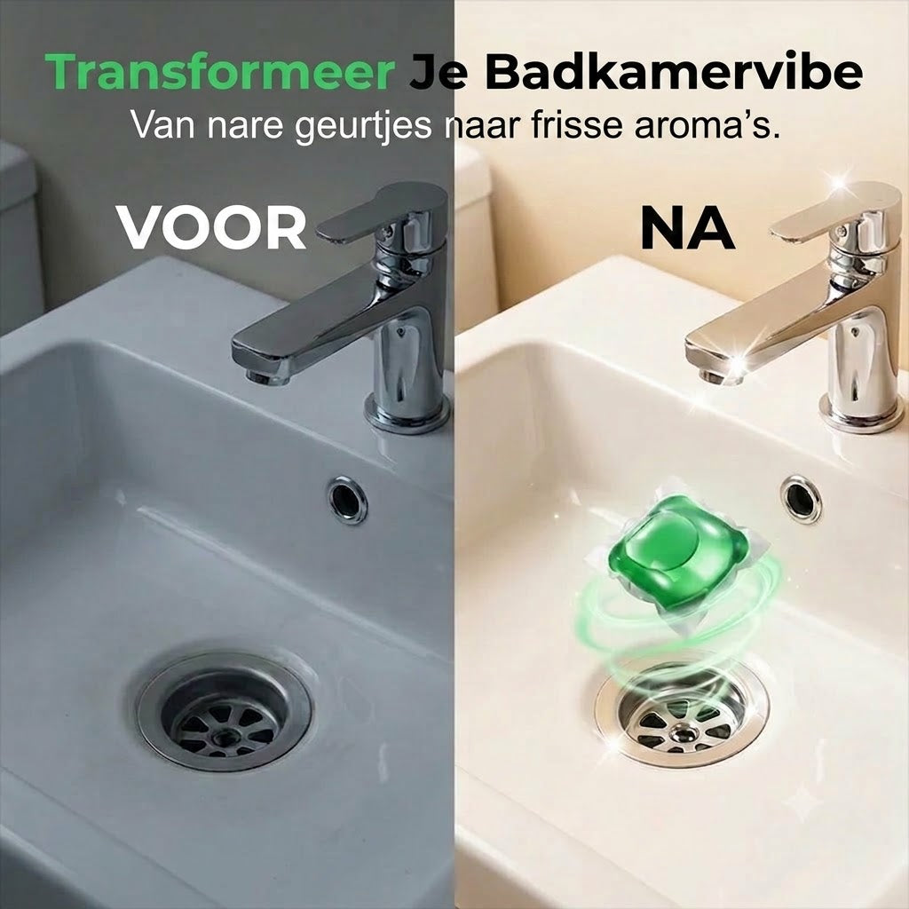 Afvoerontstopper en geurverdrijver tabletten