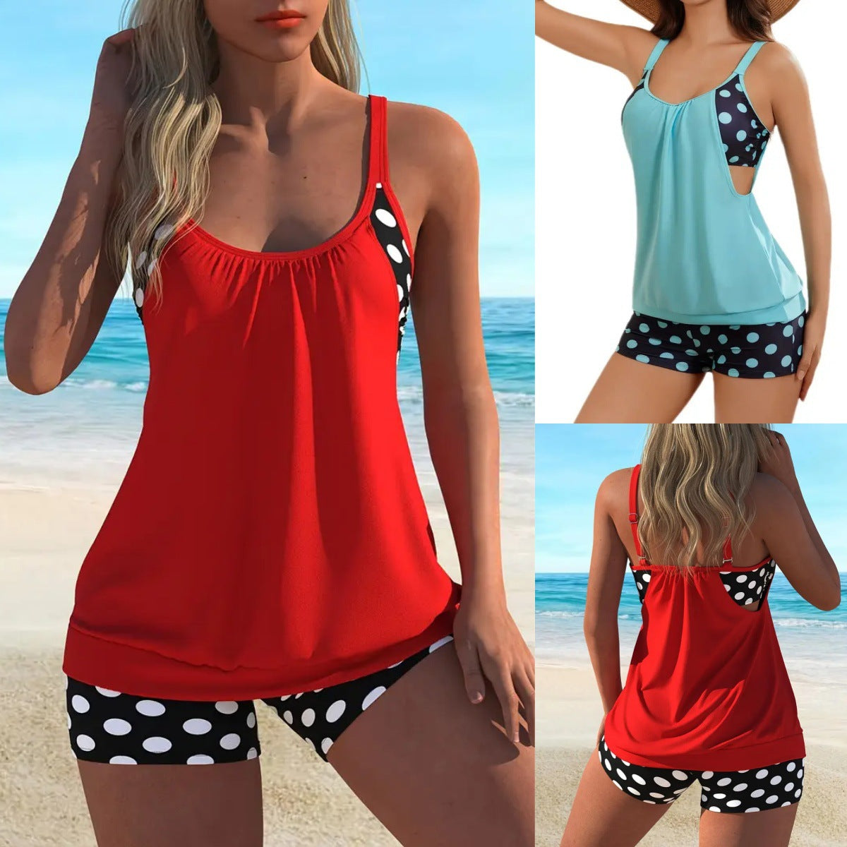 Dames Tweedelige Polkadot Bikini