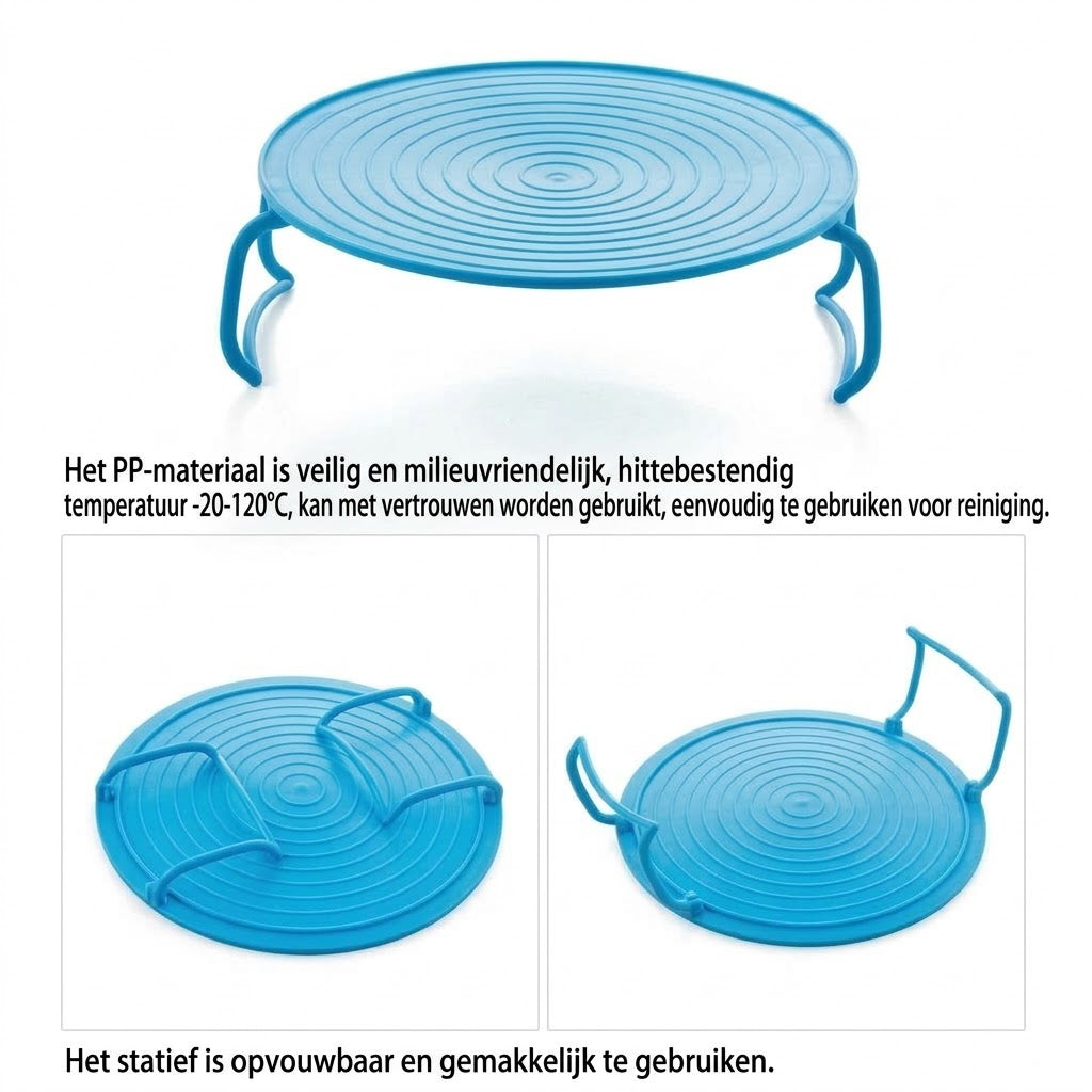Opvouwbaar magnetronplateau