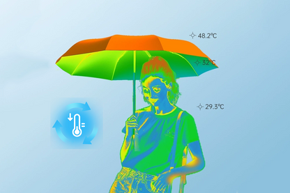 Ultralichte Carbon Paraplu – UV-bescherming (Zwarte Coating) voor Zon en Regen☂️
