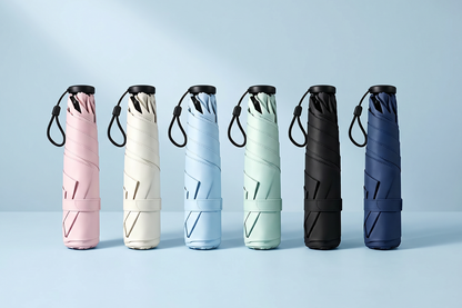 Ultralichte Carbon Paraplu – UV-bescherming (Zwarte Coating) voor Zon en Regen☂️