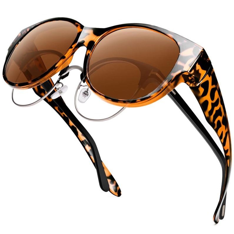 🕶 Nieuwe Oversized Cat-Eye Zonnebril – Gepolariseerde Glazen & UV400 Bescherming