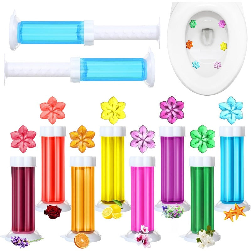 Toiletgel Stempel Set- Bloemvorm