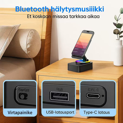 5-in-1 Bluetooth-kaiutin puhelintelineellä