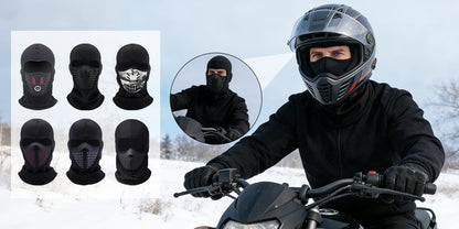 Thermische Bivakmuts & Balaclava - Winddicht & Waterafstotend (Motor/Ski).