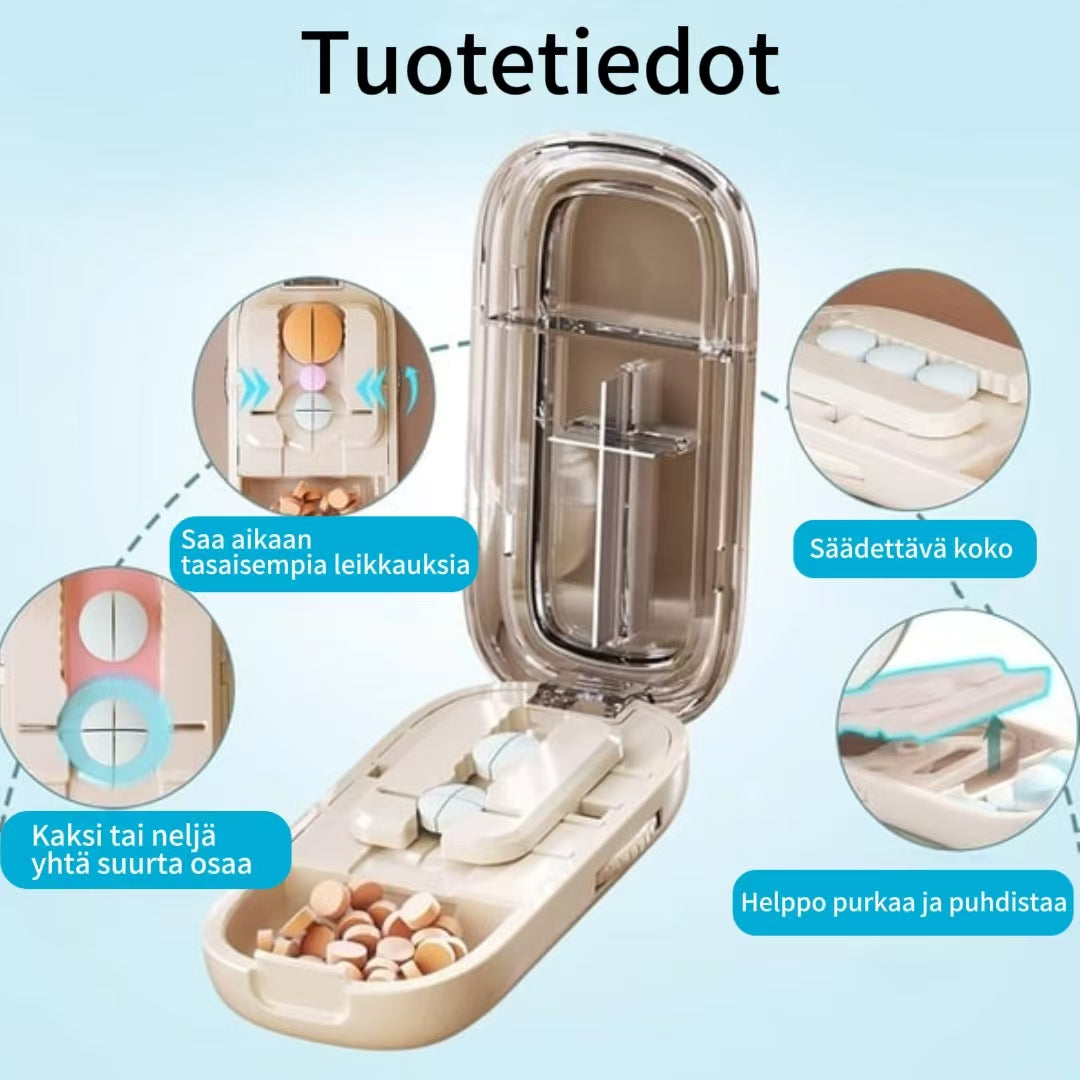 Kannettava pillerileikkuri – turvallinen ja tarkka