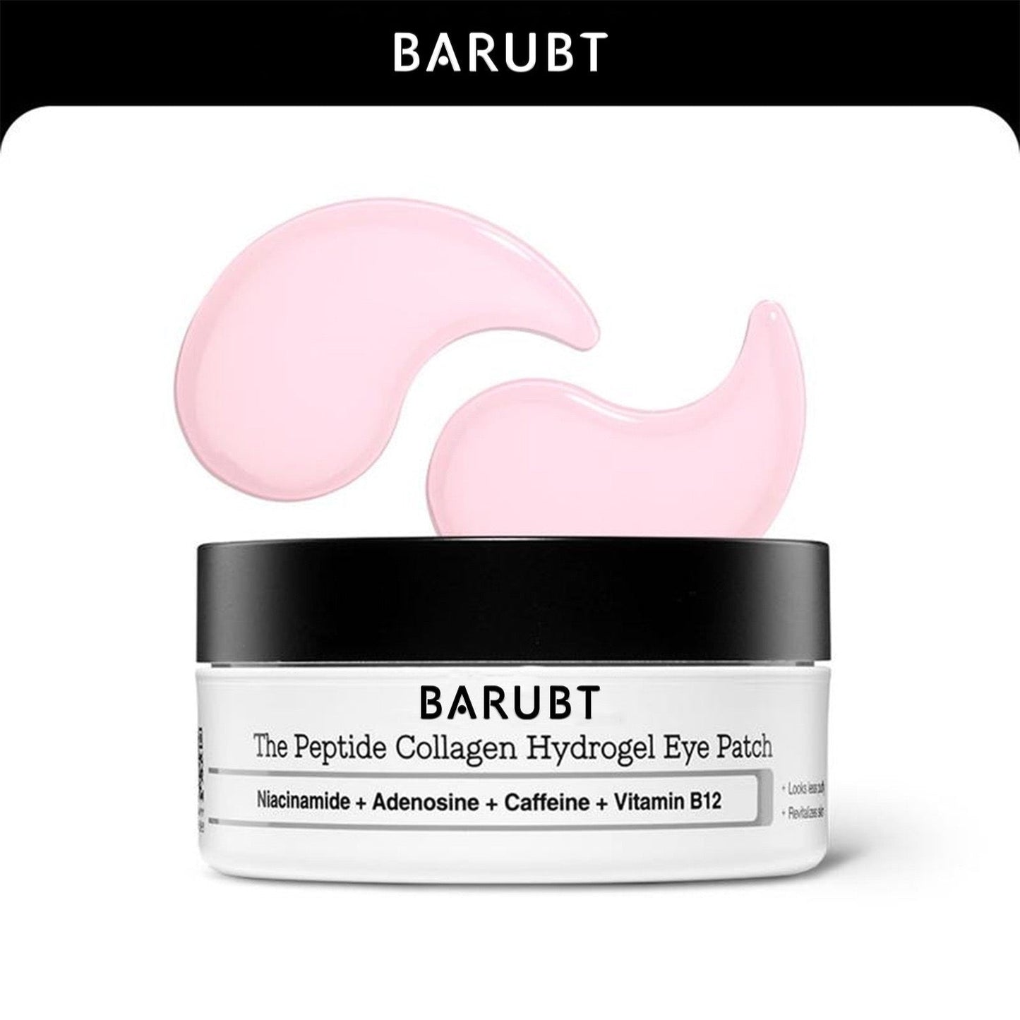 Peptidi- ja kollageenisilmälaput silmäpusseja vastaan (60 kpl)