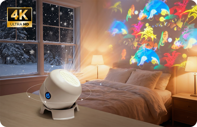 Roterende LED Projector Lamp – Dynamische Sfeerverlichting