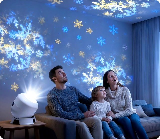 Roterende LED Projector Lamp – Dynamische Sfeerverlichting