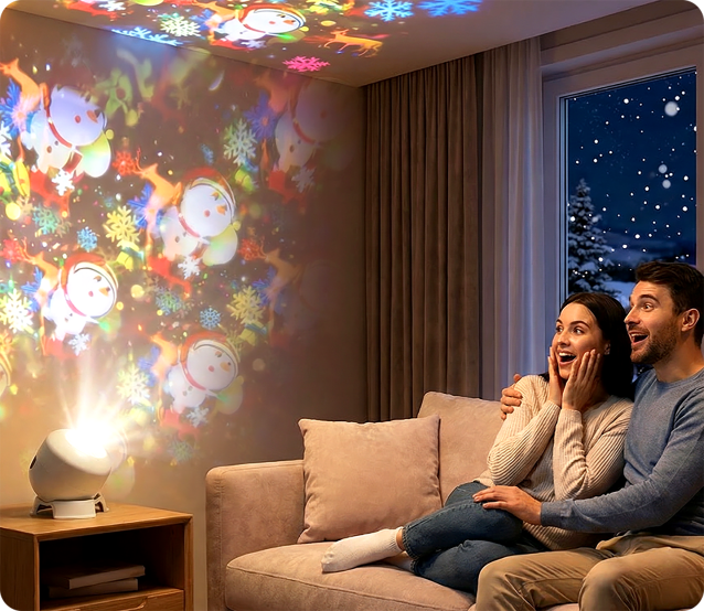 Roterende LED Projector Lamp – Dynamische Sfeerverlichting