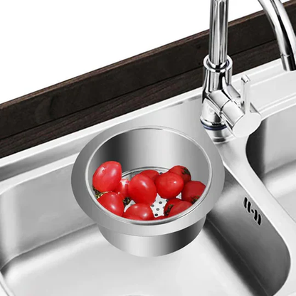 Roestvrijstalen zwanenvormig gootsteenfilter (2-pack)