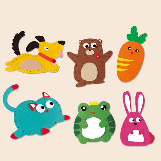 DIY Naaiset voor Kinderen - Creatieve Knutselset Dieren