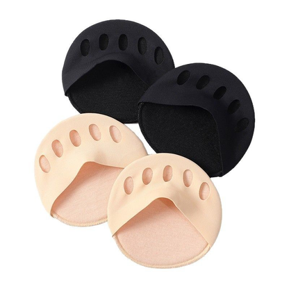 Damesteensokken (4 Paar) – Anti-Slip Halve Sokken voor Pumps en Hakken – Ademend