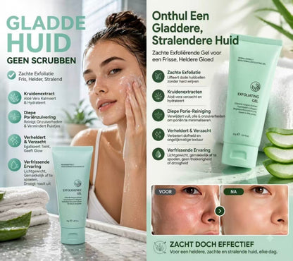 Exfoliërende gel met kruidenextracten