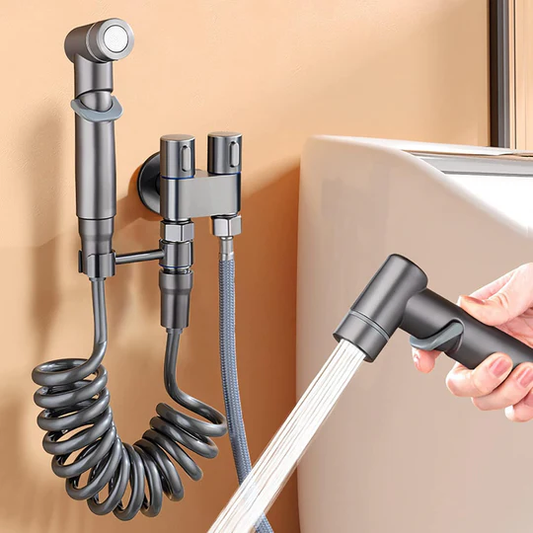 Bidet Sproeier Set voor Toilet – Hygiënische Handdouche & Reinigingsspuit