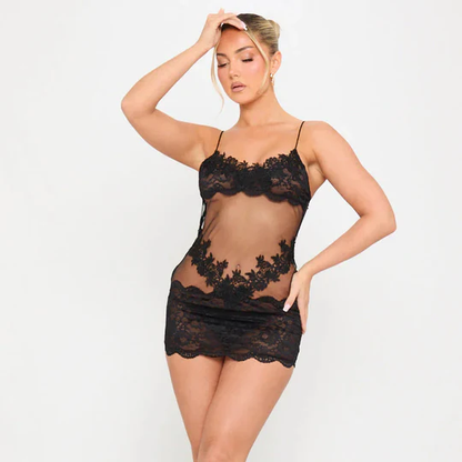 Icone™ Elegante Lingerie met Borduurwerk, Tule en Kant