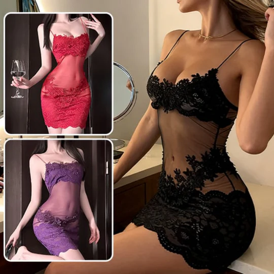 Icone™ Elegante Lingerie met Borduurwerk, Tule en Kant