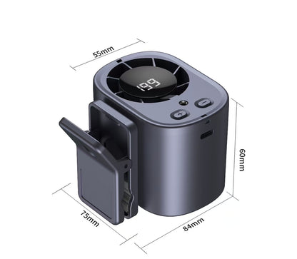 Draagbare LED Autoventilator met Slim Display