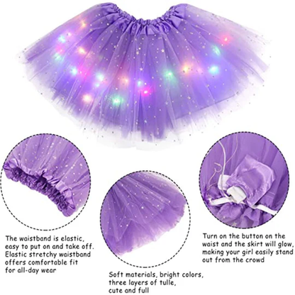 Icone™ Lichtgevende Rok: Elegante, lichte en zwierige lichtgevende rok