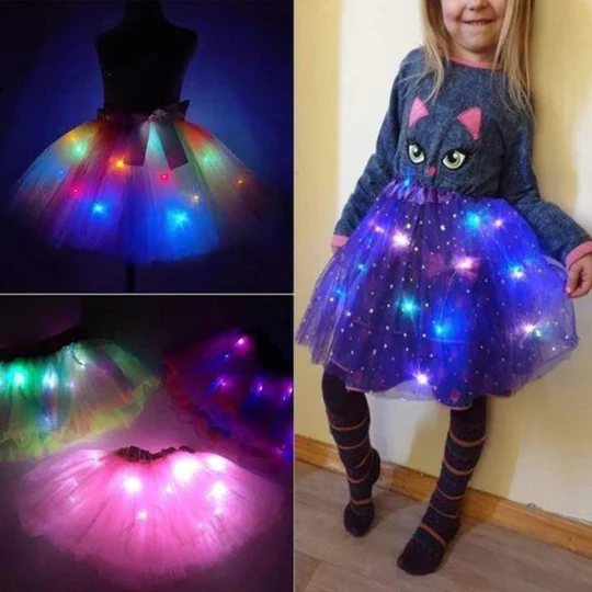 Icone™ Lichtgevende Rok: Elegante, lichte en zwierige lichtgevende rok
