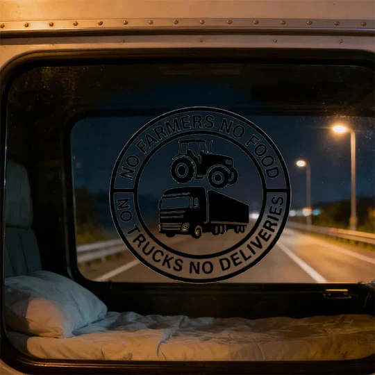 "Geen boer, geen eten" Vinyl Stickers：2+2 gratis！