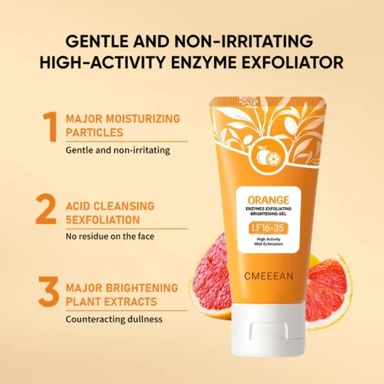 🍊 Tijdelijke aanbieding: 1+1 gratis (Koop 1, krijg 1 gratis)! Sinaasappel peeling gel – verwijdert op milde wijze dode huidcellen ✨
