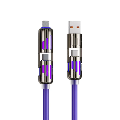 4-in-1 USB-snellaadkabel