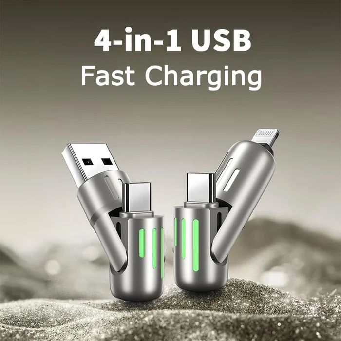 4-in-1 USB-snellaadkabel