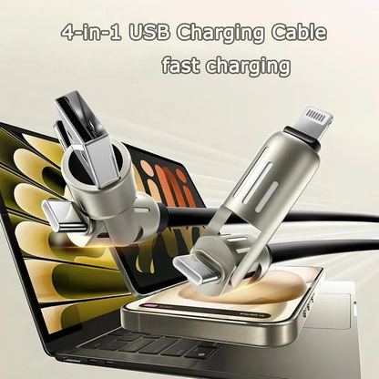 4-in-1 USB-snellaadkabel