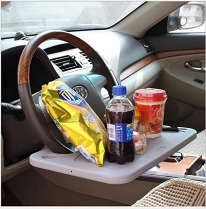 Dubbelzijdige stuurwieltafel voor de auto – laptoptafel