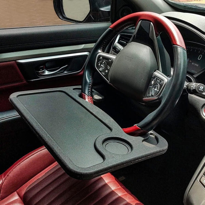 Dubbelzijdige stuurwieltafel voor de auto – laptoptafel
