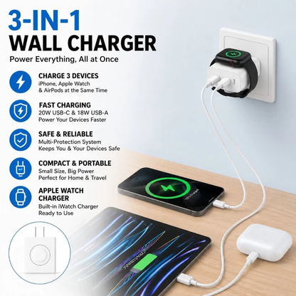 3-in-1 wandoplader
