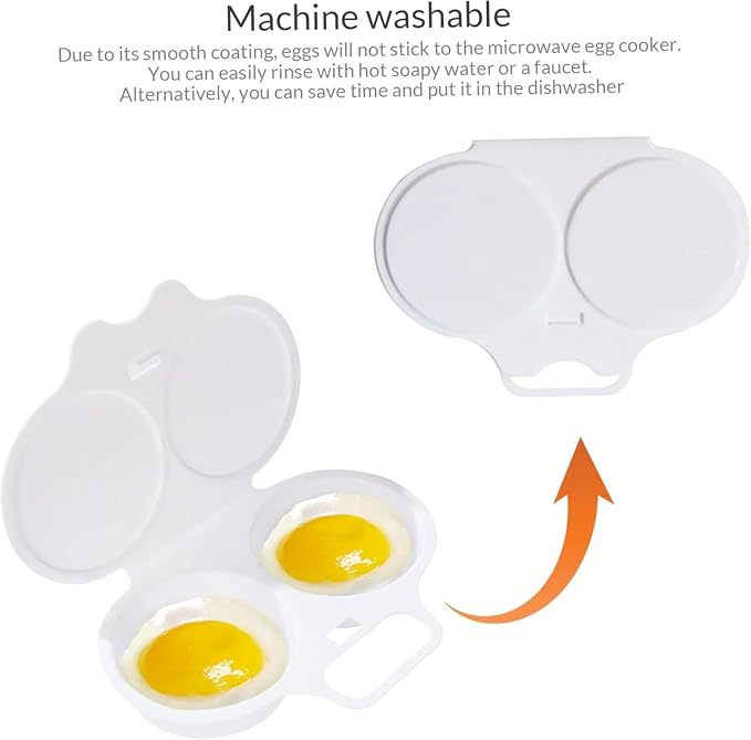 Magnetron eierkoker met spatdeksel