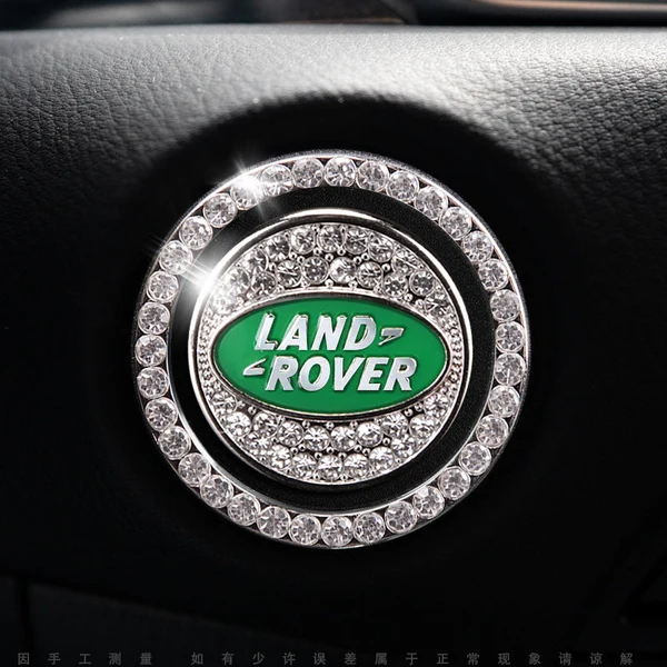 Elegante sierring voor de startknop van de auto